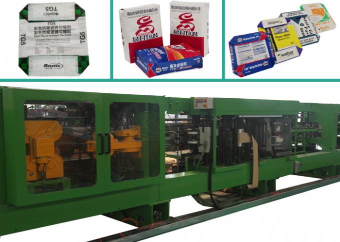 2 χημική μηχανή παραγωγής τσαντών εγγράφου της Kraft εκτύπωσης χρώματος και διπλός τύπος βαλβίδων Equirtment